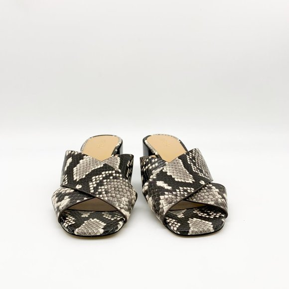 MICHAEL Michael Kors Abbott Snake Crisscross Mules - Picture 4 of 9